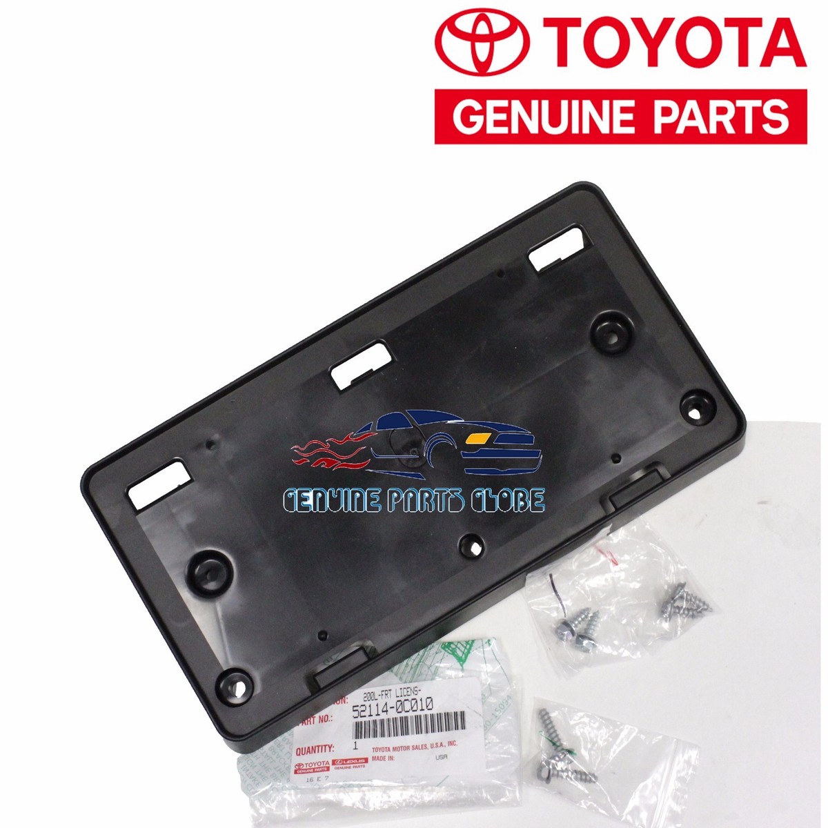 GENUINE OEM TOYOTA 08-17 SEQUOIA FRONT BUMPER LICENSE PLATE