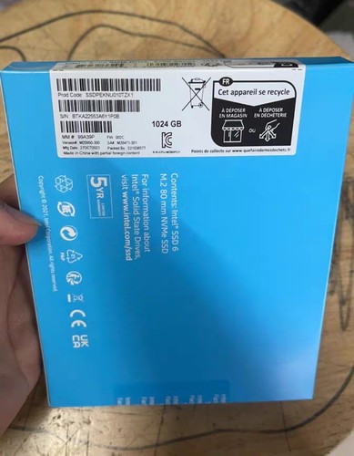 Intel 670p Series 1.0TB 2280 NVMe M.2 SSD Solid State Drive(SSDPEKNU010TZX1) - Afbeelding 2 van 3