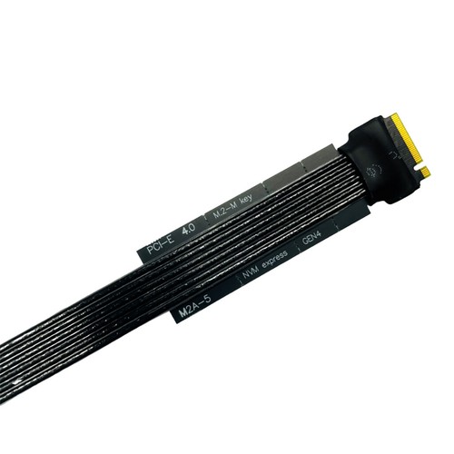 M.2 M-KEY to PCIE 4.0 Extension Cable High-Speed Gen4.0 Silver-plated for NVMe - 第 5/8 張圖片