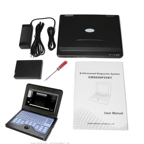 CONTEC CMS600P2 Vet Ultrasould Laptop Scanner Machine Cat,Dog,horse,vet Probe,CE - Picture 8 of 19