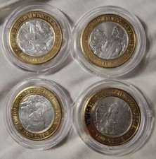 2024 FOUR QUEENS $10 Silver Strikes Clad House Coin Set St. Patricks Day RARE