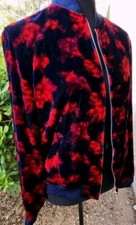 RALPH LOUREN FLORAL VELVET BOMBER JACHET SZ.S