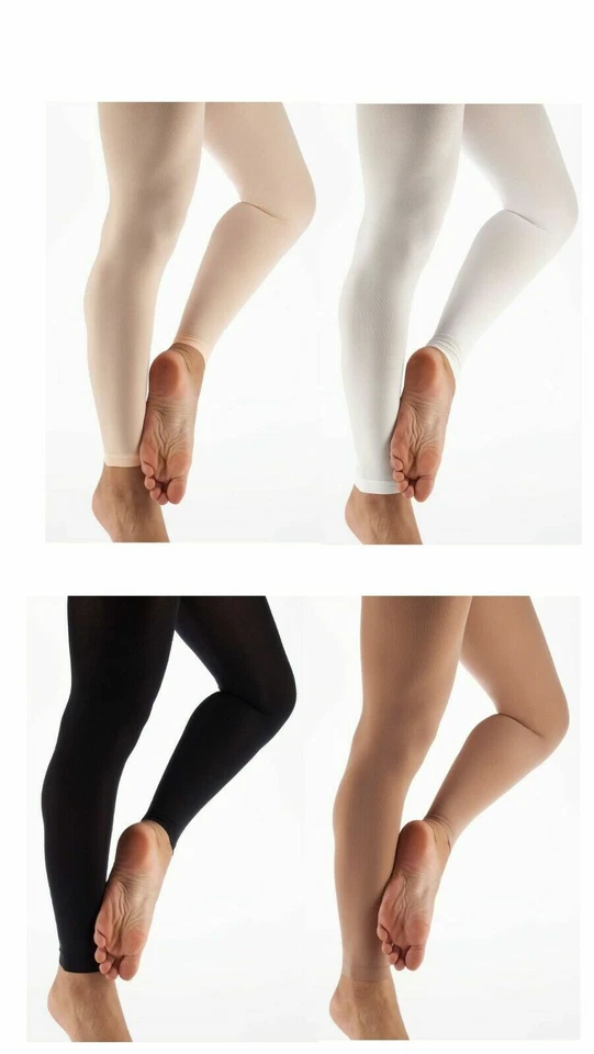 Kids Childrens Girls Ballet & Modern Dance Tights Ultra Soft 60den UK SELLER - Image 2 of 4