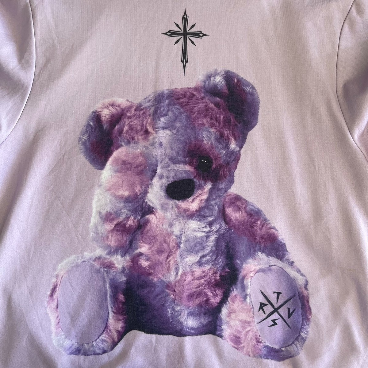 パーカー TRAVAS TOKYO Furry bear Hoodie purple TRAVAS TOKYO / Furry bear Hoodie パーカー F パープル O-24-04-04
