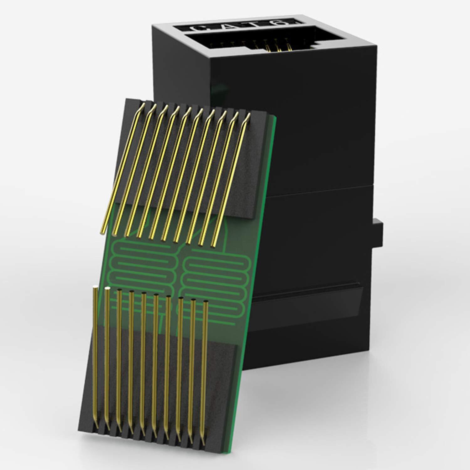 25 Pack Rj45 Coupler Cat6 Keystone Jack Inline Coupler Female to Female