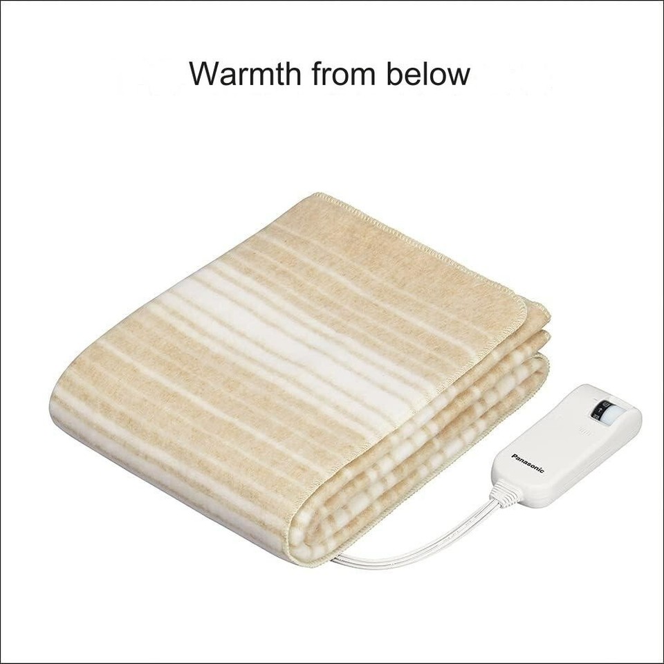 Panasonic Electric Blanket Single 140 x 85cm Machine Washable DBU31SC