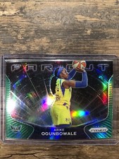2021 Panini Prizm WNBA Arike Ogunbowale Far Out Green Prizm #6 Wings
