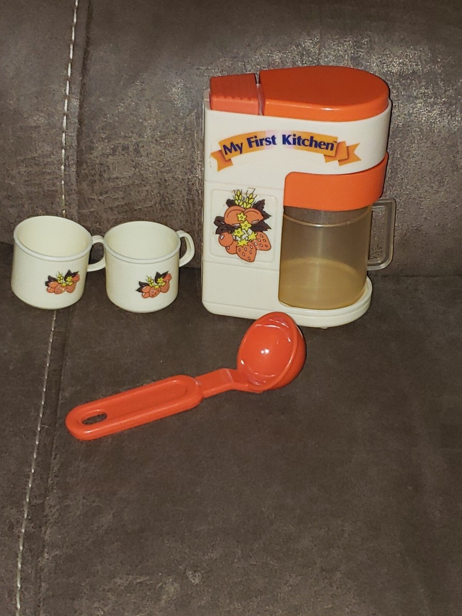 Rare Vintage 80's My First Kitchen Play Appliances Toys Coffee