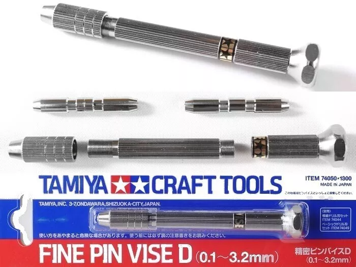 Tamiya Fine Pin Vise D 0.1 3.2mm 74050