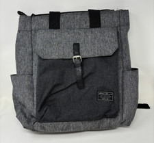 Eddie Bauer First Adventure Backpack Diaper Bag Multi Pocket Adjustable  17x17