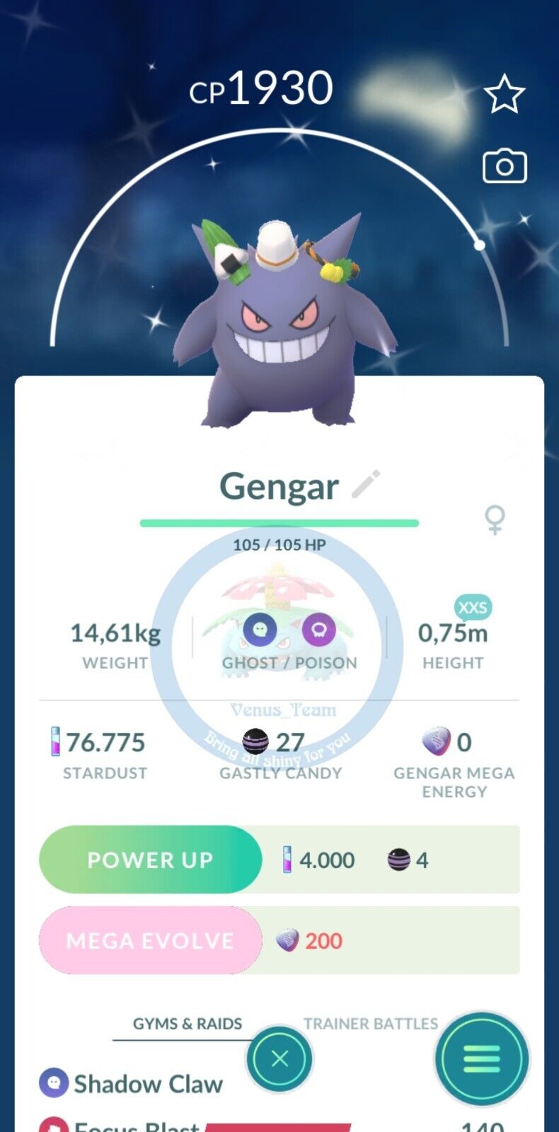 gengar vs shiny gengar｜TikTok Search