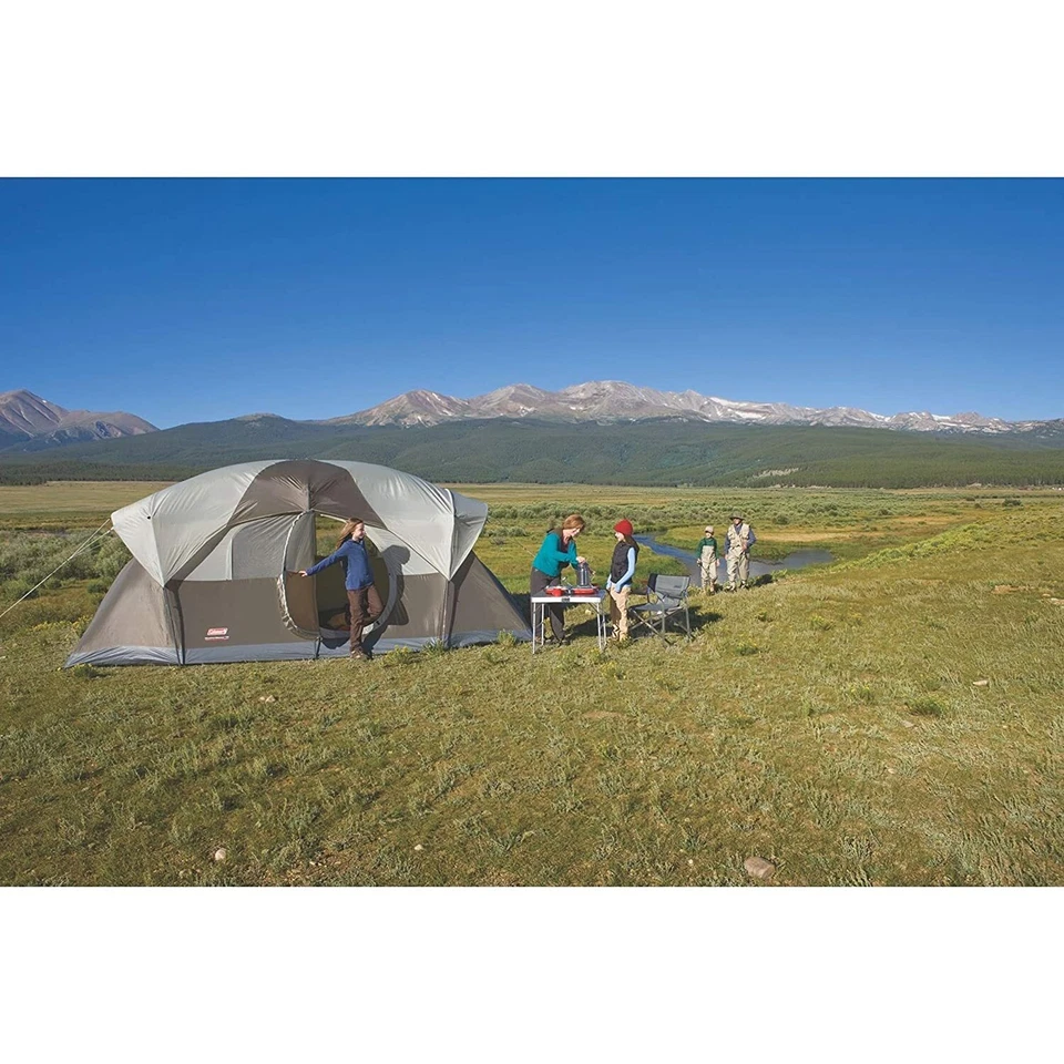 NEW Coleman WeatherMaster Family Tent (Ten/10 Person) w/ Rainfly FREE shipping 6 - Image 2 of 4