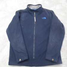 The North Face Chimborazo Jacket Boys Large Navy Blue Triclimate Full Zip Fleece