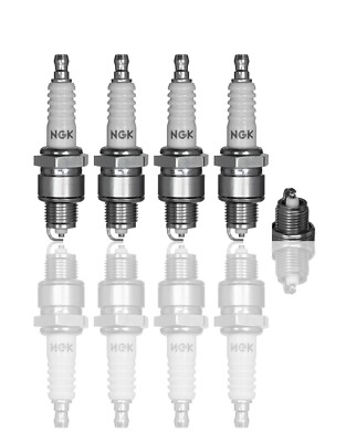 4x NGK ZÜNDKERZEN NICKEL 5111 BP7HS FÜR FIAT FORD FSO PORSCHE VOLVO