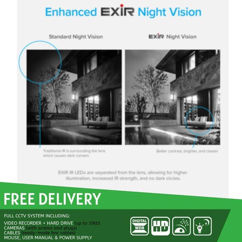 HIKVISION 5MP CCTV NIGHT VISION OUTDOOR DVR HOME 4MP CAMERA SECURITY SYSTEM KIT - Picture 5 of 22