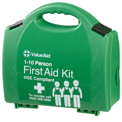 Value Aid HSE-konformes Erste-Hilfe-Set für Arbeitsplatz Haus & Auto CE-Kennzeichnung