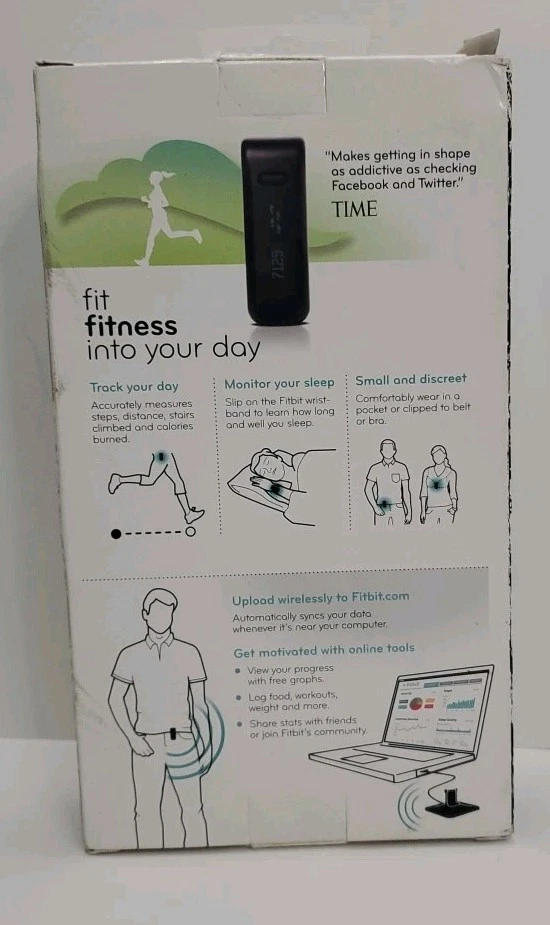 NEW Fitbit Ultra FB102P Wireless Activity & Sleep Tracker Plum Color  - Image 2 of 4