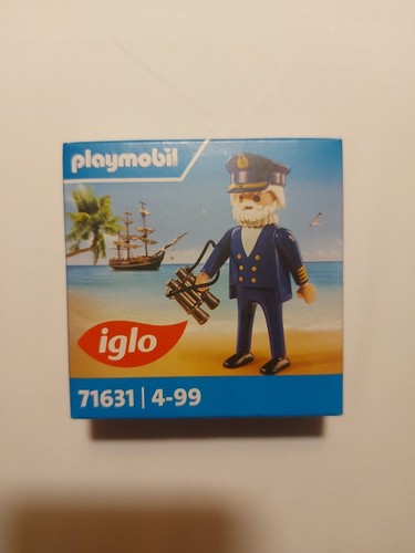 Figurine Playmobil Collector Captain Iglo - Réf. 9143 (sans Boîte) - Marin Avec Jumelles