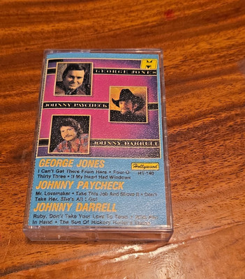George Jones, Johnny Paycheck Johnny Darrell Cassette Tape