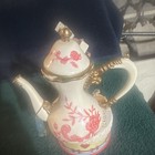 Teapot-Shaped Music Box Bear Figurine with Sugar Cubes Floral Collectible — photo 3