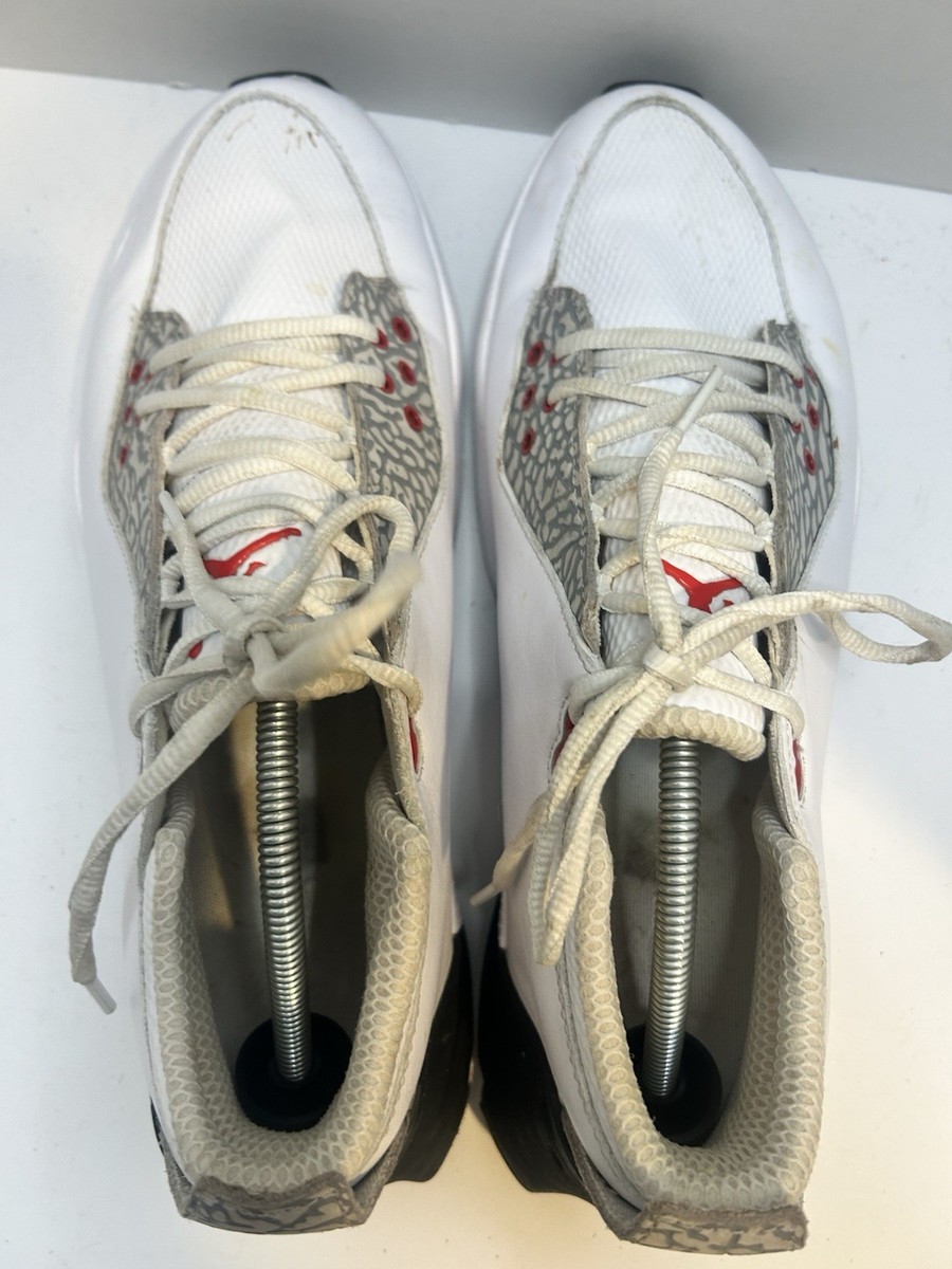 Nike Air Jordan ADG 2 Golf Shoes White Cement Red Men 11.5 CT7812