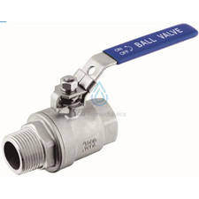 VALVOLA SFERA INOX AISI 316 MF LEVA LUCCHETTABIL X ALIMENTARE CHIMICO MARITTIMO