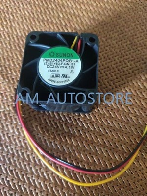 SUNON PMD2404PQB1-A DC24V 4.1W 4cm 40*28MM 3wire Cooling 1PC New Fan /