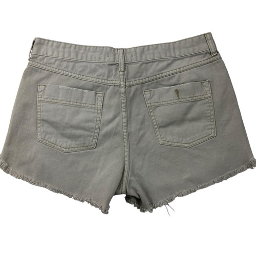 Free People Women's Size 31 Jean Gray Cutoff Raw Hem Shorts 32"Waist x 3" Inseam - Picture 2 of 22