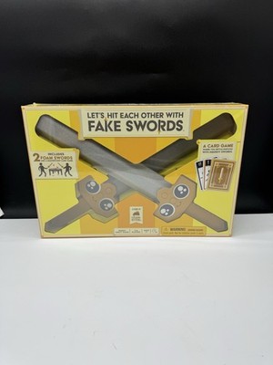 Let's Hit Each Other With Fake Swords Card Game Party Sealed Exploding Kittens