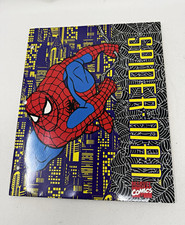 VTG 1994 Spider-Man 2 Pocket Folder Portfolio Marvel City Skyline Impact USA