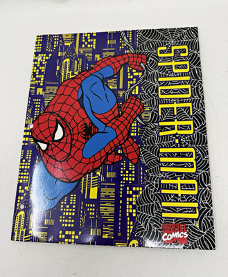 VTG 1994 Spider-Man 2 Pocket Folder Portfolio Marvel City Skyline Impact USA
