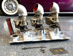 Rampe D'admission (scoop) En Aluminium Vintage Mooneyes - Fonte Au Sable Début Années 60, Pour Hot Rod/gasser