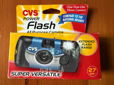 CVS Power Flash 35mm Disposable Camera Extended Flash 800 speed NOS Exp 04/2015