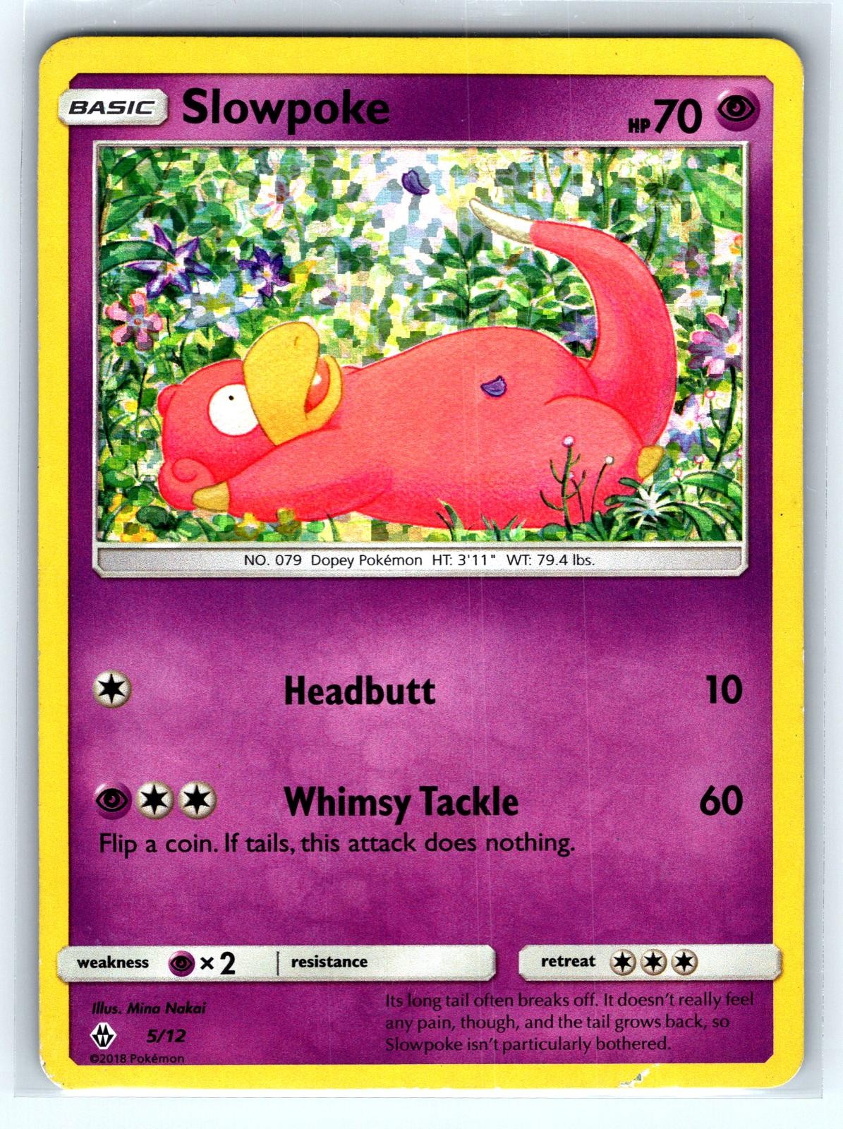 SLOWPOKE 005/012 HOLO PROMO MCDONALD'S PROMOS 2018 LP