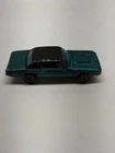 VTG Hot Wheels Redline Custom T Bird Green Black Roof Gray Interior 1967