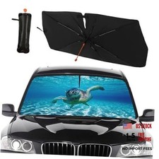 Sea Turtle Car Windshield Sunshade Umbrella Funny Turtle Sun Shade Turtle-funny