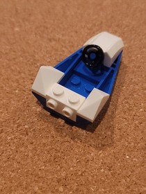Ice Speeder from the retired 2017 LEGO Juniors Batman vs. Mr. Freeze (10737) Set