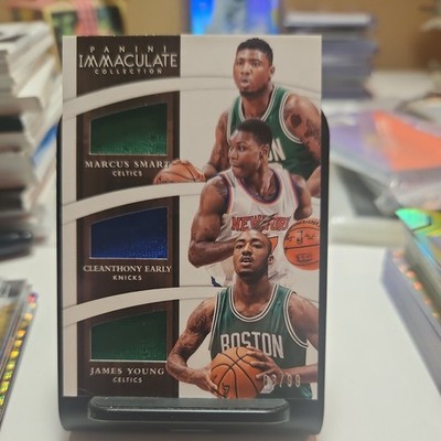 2014-15 Immaculate - Trio Relics Marcus Smart, James Young, Cleanthony Early /99