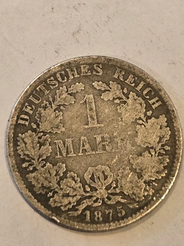 1875 Germany 1 Mark — photo from the most recent tracked eBay sale