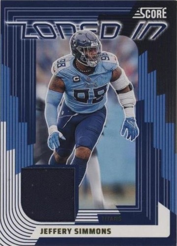 2025 Panini Score - Zoned In Patch - Jeffery Simmons #ZON-JSS | eBay