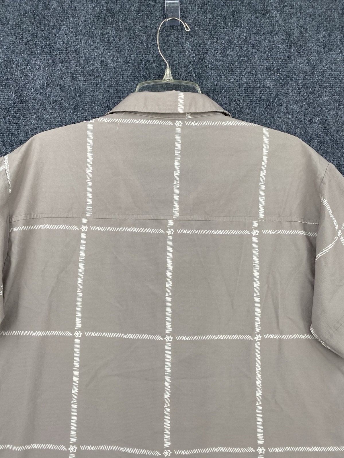 Fabletics Beige Grid Pattern Matching Shirt & Sho… - image 5