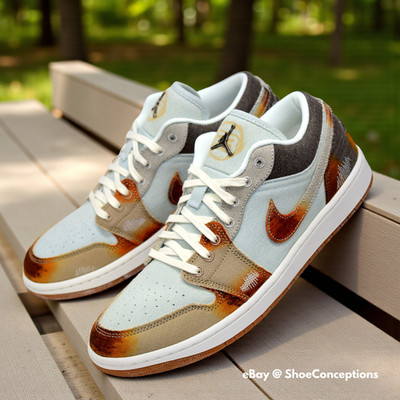 Nike Air Jordan 1 Low SE Shoes Multi-Color Sail Light Bone IM6664