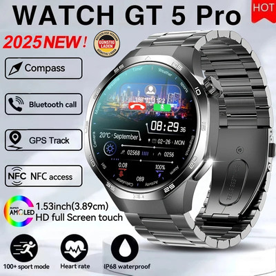 Smartwatch Herren Damen mit Telefonfunktion Armbanduhr für Huawei Huawei iPhone 