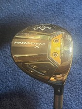 CALLAWAY PARADYM X 5 WOOD 18 , HZRDUS 5.5 60G REGULAR, MJP-37 MAKE OFFER