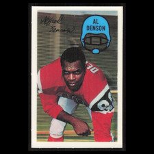 Al Denson #18 1970 Kelloggs Denver Broncos Football Card NFL NM
