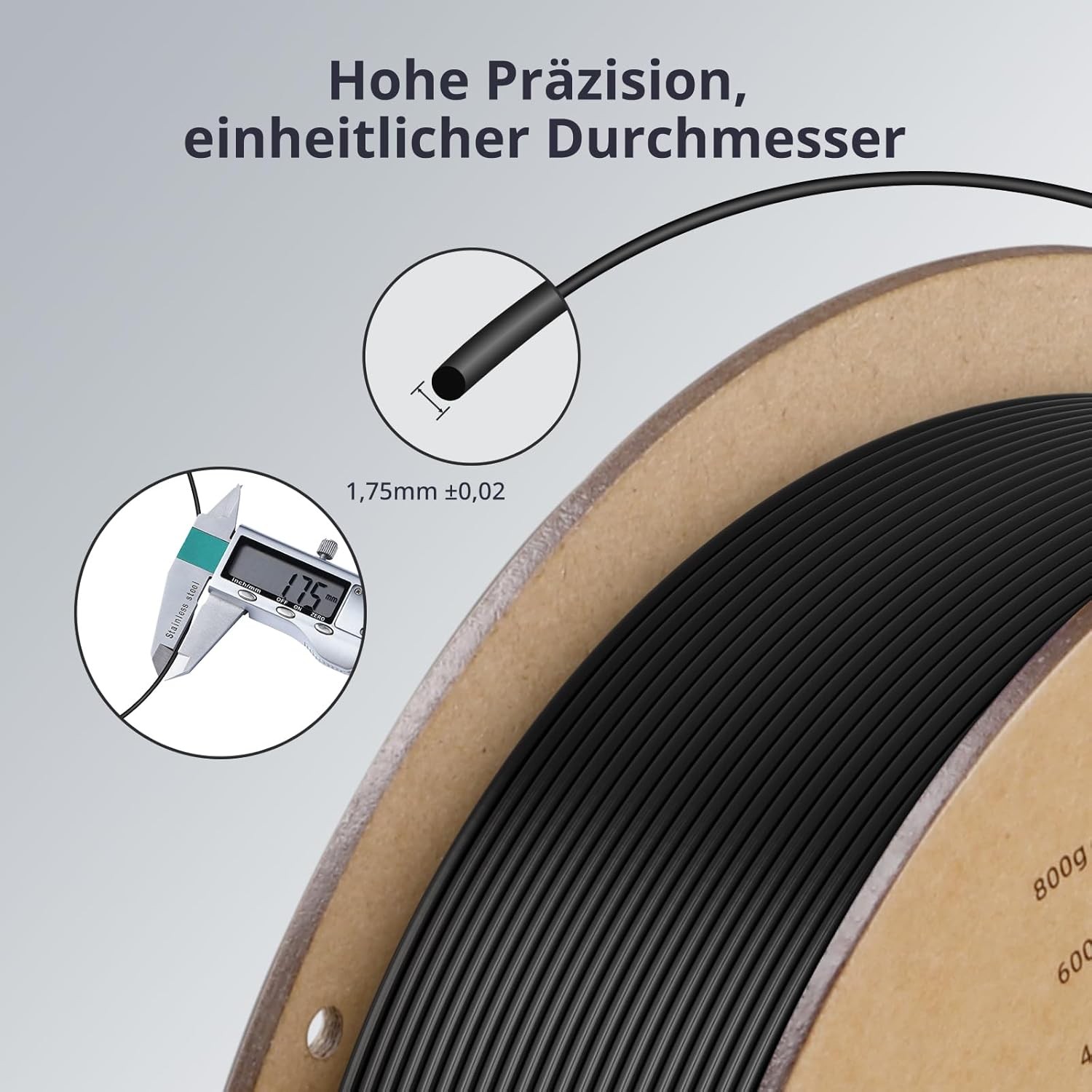 5/10KG ANYCUBIC 3D-Drucker PLA Filament 1.75mm für Kobra S1C Kobra FDM Printer - Bild 3