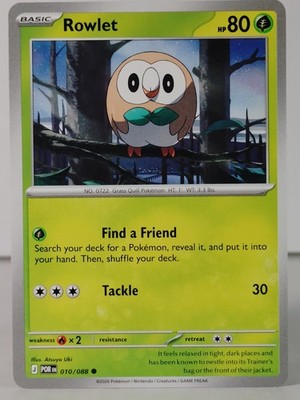 rowlet pokemon card price Pokmon TCG Cards for sale Card Number / Rarity POKEMON 3 x JUMBO TRADING