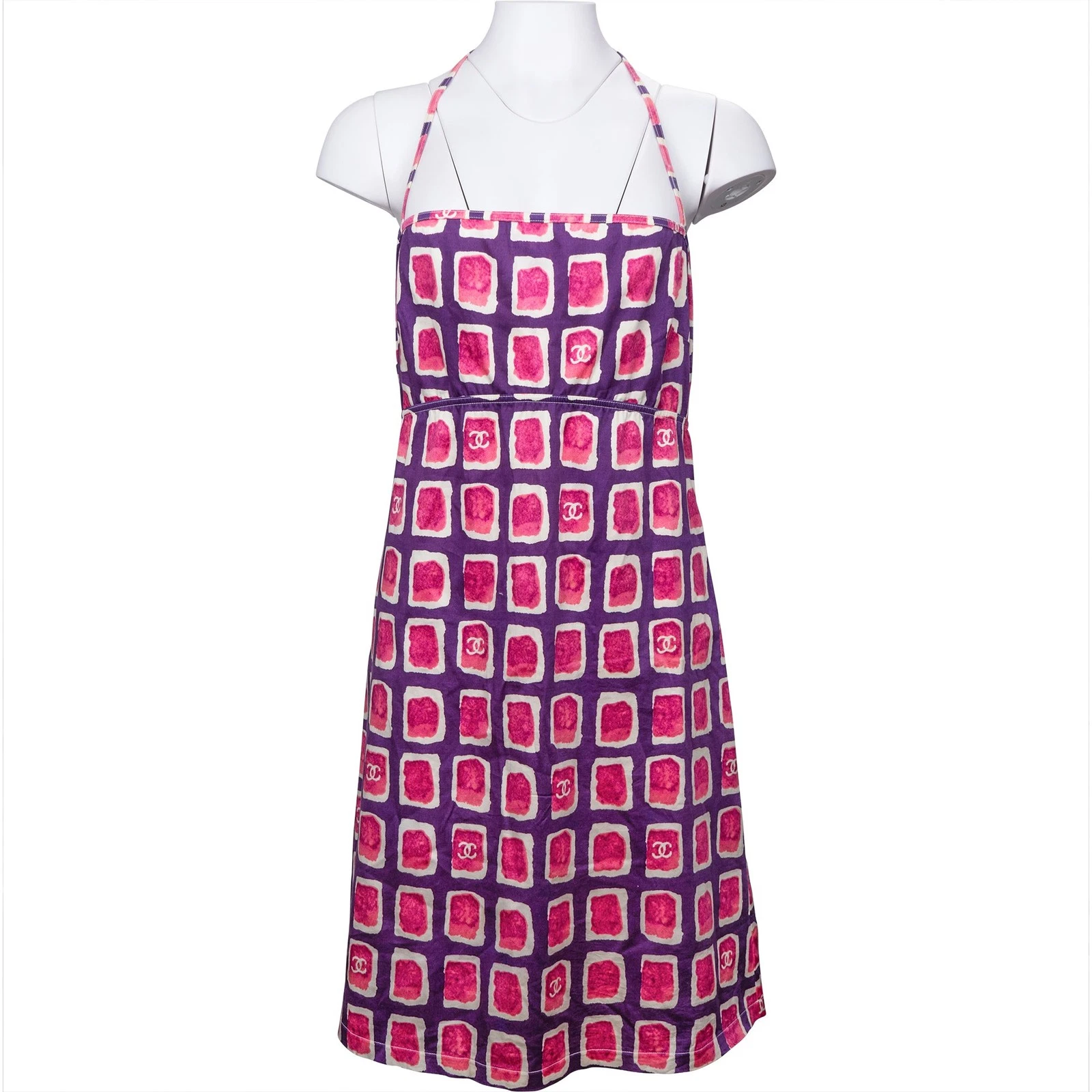 Abito senza tempo senza maniche Chanel anni 2000 (DE40 FR42) Coco CC