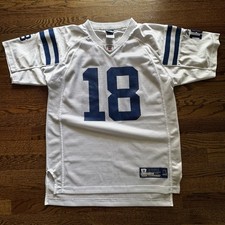 Indianapolis Colts Jersey Youth XL NFL Football Peyton Manning 18 Reebok