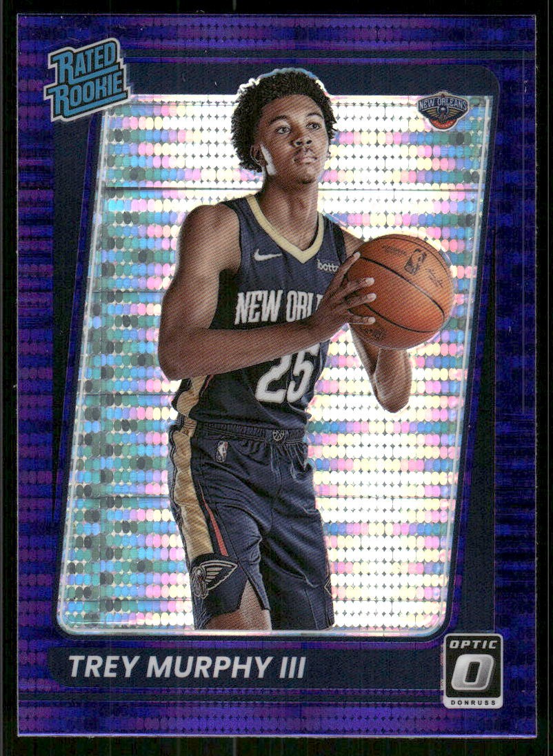 2021-22 Donruss Optic #178 Trey Murphy III Target Purple Pulsar